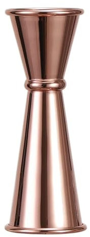 QuxetlRyz Jigger Vaso medidor de Acero Inoxidable for coctelería, 15-60 ml, medidor de Bebidas espirituosas, Jigger, Utensilios de Cocina y Bar(Rose Gold 30 60ml)