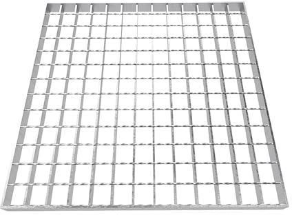LMXRYPD Grille de Drainage Robuste en Acier Galvanisé, Caillebotis Exterieur Acier, pour Jardin, Garage, Puits, Fosse Septique, Résistante à la Rouille(100x40cm/39.3x15.7in)