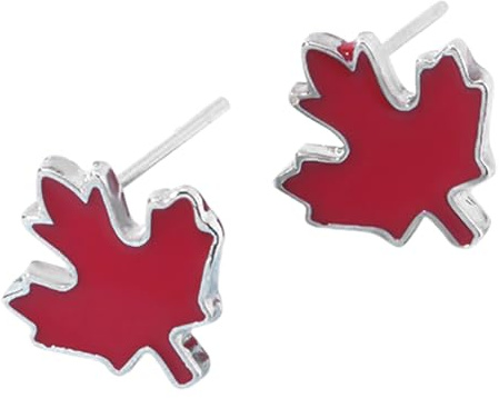 ZUOZUIYQ Boucles d'oreilles Mignonnes Amusantes pour Verres à vin en Bois Acrylique Rouge, Grandes pour W