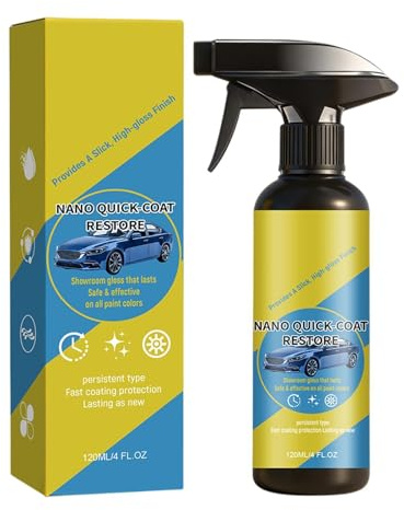 Spray Lucidante – Rivestimento Resistente Ai Raggi UV, Strato Esterno Protettivo Ad Alta Brillantezza, Sigillante Liquido Per Migliorare L'estetica | Protezione Per Tutte Le Condizioni Atmosferiche Di