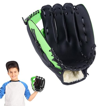 Sportbasebollvante för barn, basebollhandskar för ungdomar | Enkla sporthandskar för barn | Bekväm softbollhandske för ungdomar, vuxna, sport
