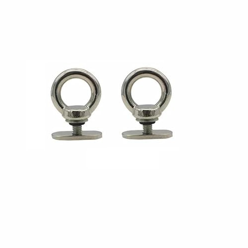 Tornillo Con Argolla 2 piezas M6 pernos de ojo fijación tuercas elevación tornillo anillo perno tuerca enganche tornillos for rieles