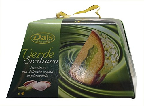Panettone Verde Siciliano Con Crema De Pistacho