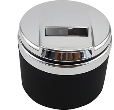 COOLDI Cenicero Coche para V-W Golf 7 GTI Golf R MK7 Polo Scirocco 2015 2016,Desmontable y Portátil Cenicero para LED con Tapa Cenicero Interiores Accesorios,para Portavasos Oficina en Casa,12