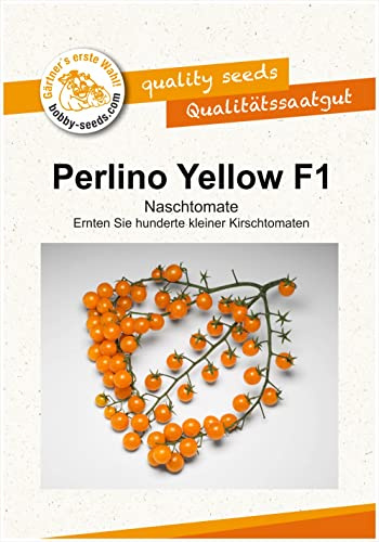 Tomatensamen Perlino Yellow F1 Mini-Cherrytomate Portion
