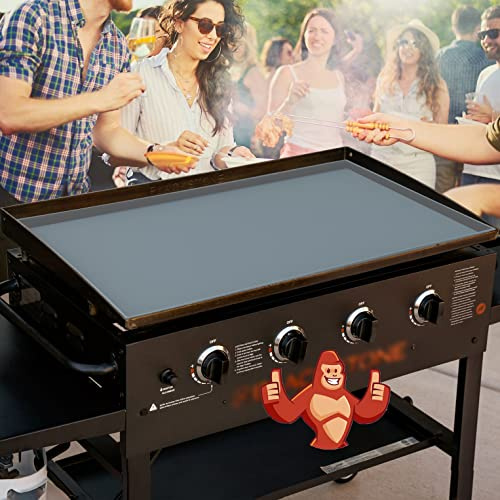 36 Silicone Mat for Blackstone Griddle Top, 100% Silicone Protective Mat Cover for Blackstone, Heavy Duty/Non Stick/Reusable Food-grade Silicone Grill Mat Protect Your Griddle from Dirt & Rust