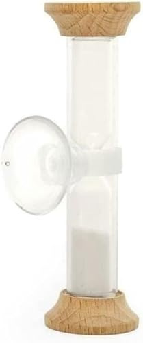 analoger 5 Minuten Shower Timer - Sanduhr mit Saugnapf für die Dusche, leicht Wärme Energie & Wasser sparen mit Duschtimer, für Zuhause & Ferienwohnungen analog 5 min