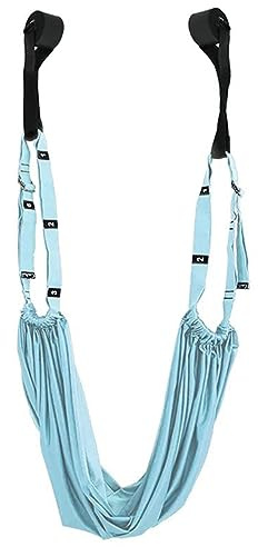 EvikOo Sangle de Yoga Extensible, Hamac Aérien et Balançoire d'Inversion, Kit pour Ballet, Danse, Gymnastique, Pom-Pom Girl, Fitness et Splits