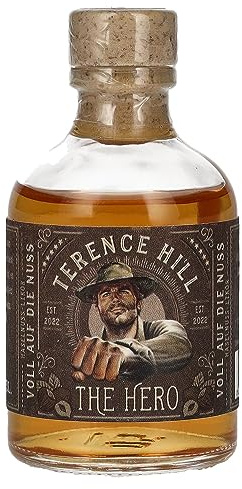 Terence Hill THE HERO Voll Auf Die Nuss Haselnuss Likör 21% Vol. 0,05l