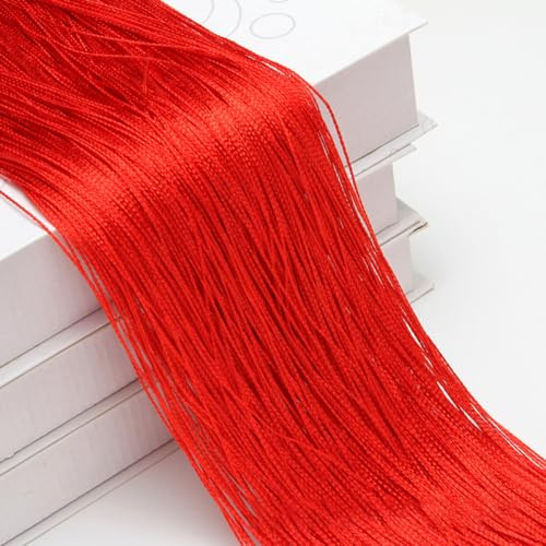 Wambere 1 pièce 1m × 2m Rideau de fils Rideau à lignes Rideau de porte Rideau de fond Rideau de corde Rideau de ficelle Rideau Gardine pour décoration de fenêtre Séparateur d’espace Décoration Fête