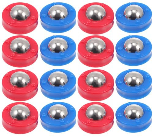 Happyyami 16 Stück Mini Tisch Curling Bälle Zubehör Für Tischfußball Und Tisch Curling Spiele Rollende Pucks Für Kinder Mini Shuffleboard