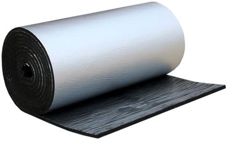 AITAF Autocollant Rouleau D'isolation Isolation En Coton Ignifuge-Mousse Isolante Phonique Pour Sols, Murs, Lofts, Toits Portes De Garage Et Camping-cars 5 Mm D'épaisseur (Size : 1mx4m)