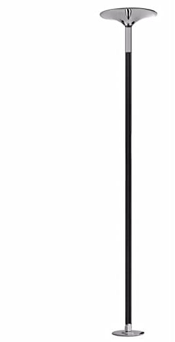 Kit Pole Dance Tanzstange Silikon-Tanzstange für zu Hause, hohes, rotierendes, statisches, tragbares Pole-Dance-Stangen-Set für Wohnungen, flache Schlafzimmergebäude, Schwarz, Tragfähigkeit 200 kg