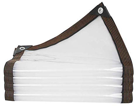Transparente wasserdichte Abdeckplane,strapazierfähiges staubdichtes und regenfestes Folientuch,isolierende Überdachung aus PE-Kunststoff,für Gartenmöbel,Trampolin,Holz,Auto,Motorrad (Größe: 1.5 × 2m)
