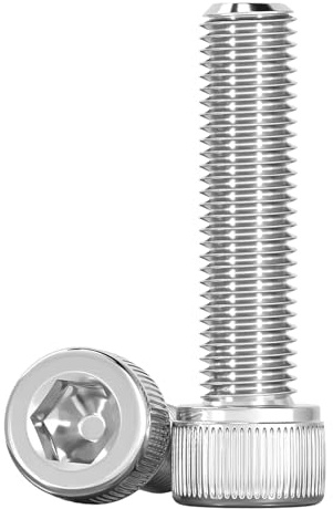 Drenky 20 Piezas Tornillos Cilíndricos con Hexágono Interior M6 X 35 mm Tornillos Cabeza Cilíndrica Acero Inoxidable A2 V2A DIN 912 / ISO 4762 Tornillos Allen Roscas Completas