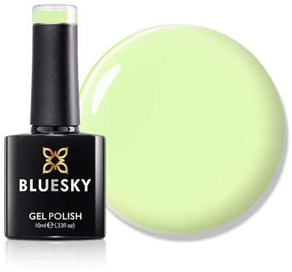 Bluesky Gel Nail Polish 10ml, Mint Harmony - AW2402, Green Gel Nail Polish for 21 Day Manicure, Professional, Salon & Home Use, Requires Curing Under LED UV Nail Lamp