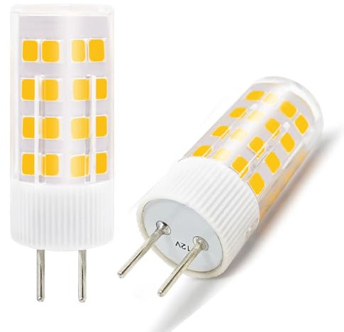 GY6.35 LED 12V Stiftsockellampe G6.35 GY6.35 Warmweiß 3000k Leuchtmittel 3W Ersatz GY6 35 12v 35w Halogen Glühbirne, GY6.35 Bi-Pin JC Typ Nicht Dimmbar 12V Steckbirnen, 2 Stück
