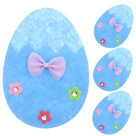 Alipis 4 Stücke Ostern Korb Besteck Tasche Besteck Beutel Küche Geschirr Dekorative Löffel Set
