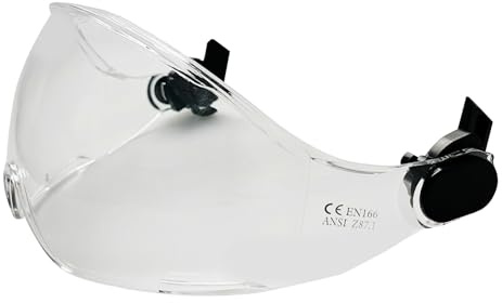 JHJEWH ANSI Z87 Safety Glasses,OSHA Construction Hard Hat Visor Accessories,Safety Helmet Goggle Replacement,Eye Protector
