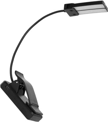 ERINGOGO Musik Clip Lampe Wiederaufladbare Leselampe Für Klavier Und Notenständer Flexible Und Augenschonende Tischleuchte Für Musiker Künstler Lesen