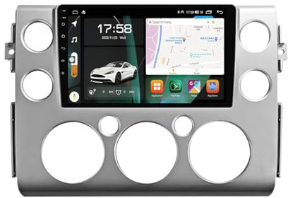 DPBXQ 9 Android 12 2 Din Autoradio Bluetooth Main Libre avec pour FJ Cruiser J15 2006-2020 Poste Radio Voiture Soutient USB FM AM Carplay HD Multi-Touch Écran,K6 8 Core 4G+WiFi 6G+128G