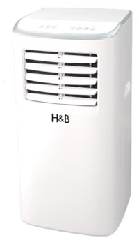 Aire acondicionado móvil deshumidificador 7000 BTU – 2600 W – con filtro antibacteriano – AC-7000 W – Blanco