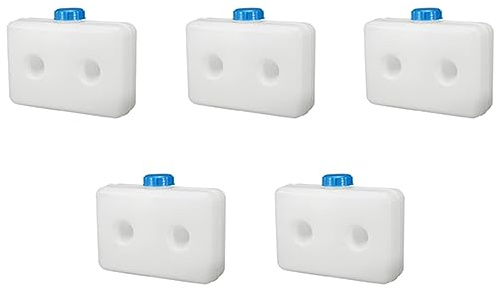 Sxmrmnx 5X 5L Plastic Air Parking Heater Tank 2 Hole Oil Storage for Truck Caravan Oil Tank