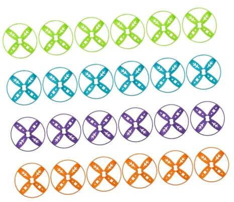 BCOATH Juego De 40 Discos Voladores Coloridos para Exteriores, Juguetes Niños, Compatibles con Juguetes Portátiles, Apto para Patio, Playa y Parque