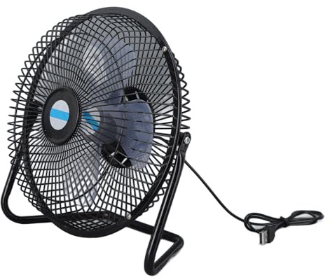 Brrnoo Fan Ad Energia Solare, Ventilatore per Finestre con Pannello Portatile USB da 8 Pollici Ventola di Soffitta da 10 w per Capannone da Garage in Campeggio per Cani per Cani per da Esterno