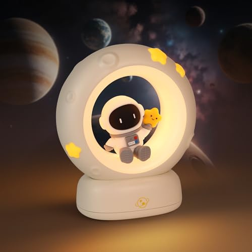 Annmore Nachtlicht und Schlummerleuchten für Kinder, Astronaut