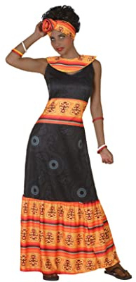 ATOSA 38896 Afrikanska dräkter, kostym, kvinnor, flerfärgad, XL
