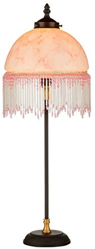 Casa Padrino Lampada da Tavolo barocca Multicolor Ø 20 x H. 54 cm - Mobili in Stile Barocco