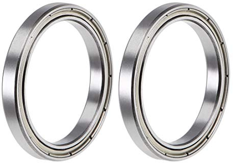 sourcing map 2 Stücke Doppelt Geschirmt Kugellager Kugellager Set Rillenkugellager 6705ZZ Z2 25mm x 32mm x 4 mm Chromstahl kugellager groß Skateboard Bearings Skateboard Kugellager