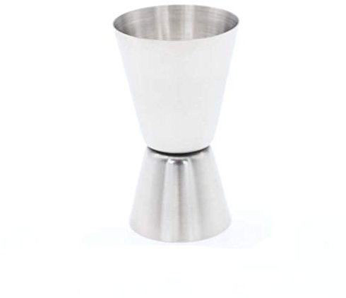 Tazza di misurazione bifacciale in acciaio inox Jigger Cocktail Barista Drink Mixer Liquore Spirit Misurino 20 ml/40 ml Conveniente e di buona qualità.