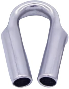 MarineNow Wire Rope Tube Thimble 316 Stainless Steel Choose Size and Quantity (10mm (3/8), 02-Pack)