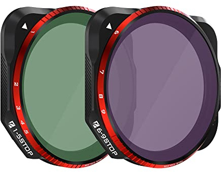 Freewell True Color Lot de 2 filtres ND Variable 1-5 Stop et 6-9 Stop VND pour Mavic 3 Classic