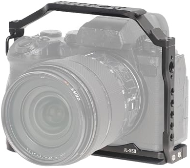 FOTGA Gabbia per fotocamera Panasonic LUMIX S5 II, compatibile con DJI Ronin RS 2/RSC 2/RS 3/RS 3 Pro/RS 3 Mini Gimbal Stabilizzatore Arca Swiss Treppiede a sfera