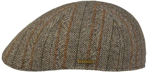 Stetson Carsen Flatcap Made in EU Herren Herbst Winter beige L (58-59 cm)