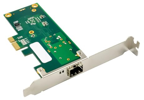 EP9660 PCIEx1 Gigabit Fibre Optique Carte Réseau WGI210AS Port Unique Et Avec Support Pour Industriel