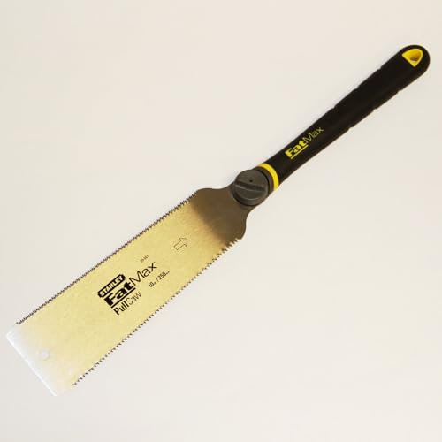 sopomarkt24 Japansäge Zugsäge 250mm – Fein- und Grobzahnung (7/14 Zähne/Inch), ergonomischer Bi-Material-Griff, flexibles und nachschärfbares Sägeblatt, werkzeugloser Sägeblattwechsel, 545mm Gesamtlän