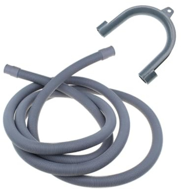 SOS Accessoire Tubo di scarico dell'acqua universale con uscite diritte 18-22mm (L1500mm) per lavatrice tutte le marche 3666356045262