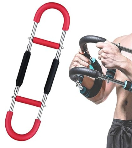 ZOUBAOQ Shaker Twister Armtrainer, U-förmiger Twister-Armtrainer, verstellbarer Brust-Expander, Oberschenkel-Master-Trainer, Körperstärke, Fitnessgerät, formt den perfekten Körper für Männer