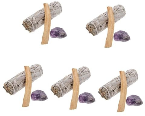 DECHOUS 5 Sätze Weihrauch Verschmieren Stöcke Roh Vanille Luft Booster Streichhölzer Ritual Diffusor Für Ätherische Öle Halter Gerieben Sprühen Saum Duft Räucherstäbchen Hölzern