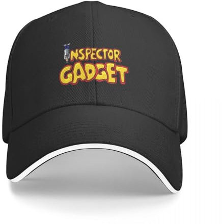 IUUGJEIX Gorra de béisbol Inspector Gadget Dibujos Animados de Inspector Gadget Disfraz de Inspector Gadget Gorra de béisbol Nuevo en el Sombrero Sombrero para el Sol Mujeres Hombres