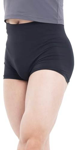 s.lemon Homme Short de Danse,Adulte Étirer Ajusté Shorts pour Gymnastique Ballet Danse 9335 Noir 180-XL