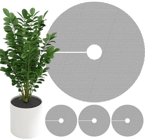 Griglia di Copertura per Vasi - Copertura Di Terra per Interni | Protezione Anti-Caduta per Giardino Interno Esterno Balcone Contenitori