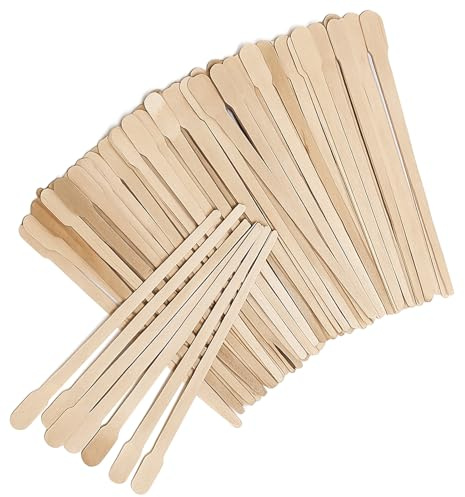 250 spatole per depilazione monouso, per abbassare la lingua di legno, spatola per ceretta, adatta per la depilazione del viso
