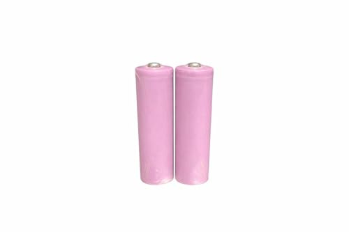 (2 Pack) 3.7V Rechargeable Battery 3000mAh Large Capacity Button Top Batteries, For DIY, Power Tools, Flashlight, Camera,Doorbell,Headlamp [Not AA/AAA]