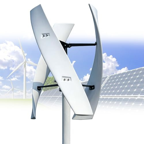 Generatore Eolico 16000W 20000W DC 12V/24V/48V/220V con 3 Pale Kit Turbina Eolica con Controller Ibrido Solare per Integrazione Energetica Domestica(16000W,24V)