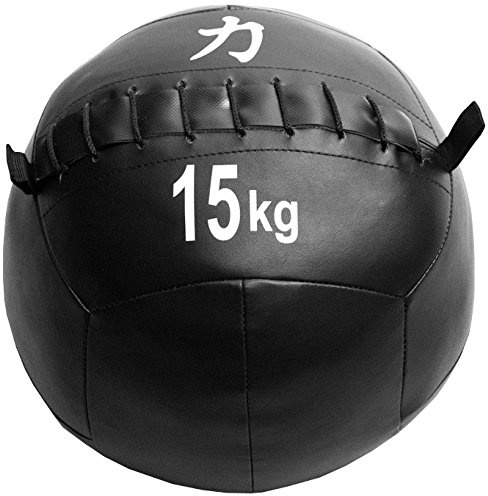 Strength Shop Medicina palloni/Wall Balls, Nero, 15 kg